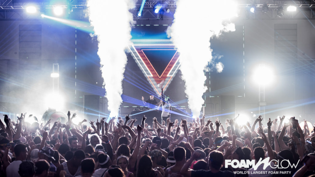 Foam N Glow College Experience Booking